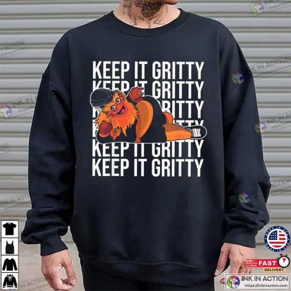 Keep It Gritty Philadelphia Hockey Team Tee