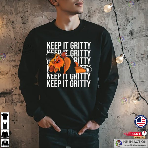 Keep It Gritty Philadelphia Hockey Team Tee