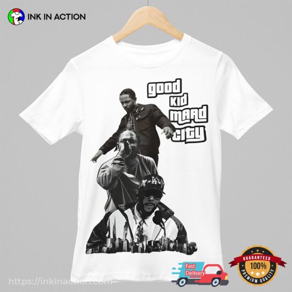 Kendrick Lamar Good Kid Maad City Song Vintage T-Shirt