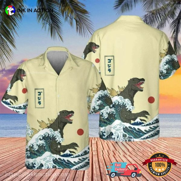 King Of Monster Godzilla Japanese Gojira Hawaiian Shirt