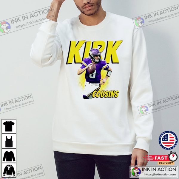 Kirk Cousins Quarterback Minnesota Vikings Tee