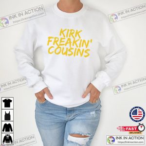 Kirk Freakin' Cousins Minnesota Vikings Funny Tee