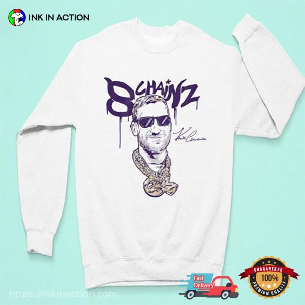 Kirk Cousins NFL 8 Chainz Art Signature T-Shirt