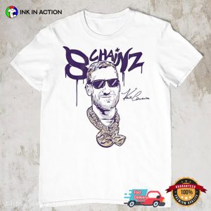 Kirk cousins nfl 8 Chainz Art Signature T Shirt 3