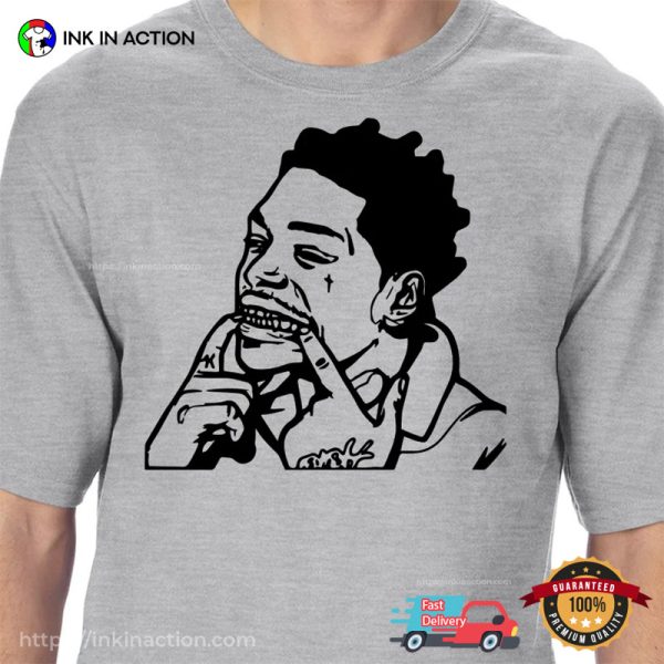 Kodak Black Gold Teeth Funny T-Shirt