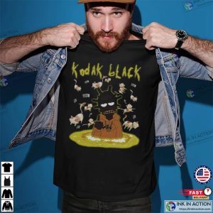Kodak Black Rick And Morty Style Vintage 90s T-Shirt