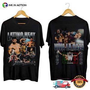 Latino Heat Vintage WWE Wrestling Eddie Guerrero Viva La Raza T-Shirt