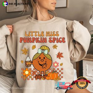 Little Miss Pumpkin Spice fall vibes Shirt 1