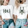 Loki Helmet God of Mischief 2 Sided Shirt