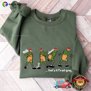 merry christmas grinch Not Going Comfort Colors Tee