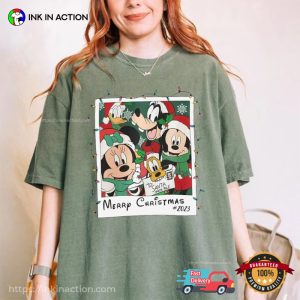 Mickey's Very Merry Christmas Party Family Matching Comfort Color Shirt, disney christmas party 2023