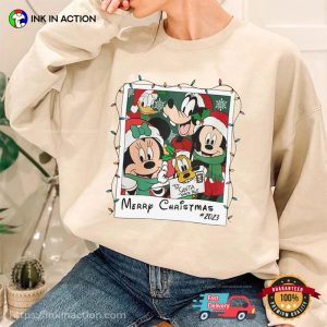 Mickey's Very Merry Christmas Party Family Matching Comfort Color Shirt, disney christmas party 2023