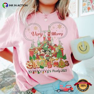 Mickey's Very Merry Christmas Party, mickey christmas party 2023 Family Matching Comfort Colors Shirt