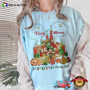 Mickey's Very Merry Christmas Party, mickey christmas party 2023 Family Matching Comfort Colors Shirt