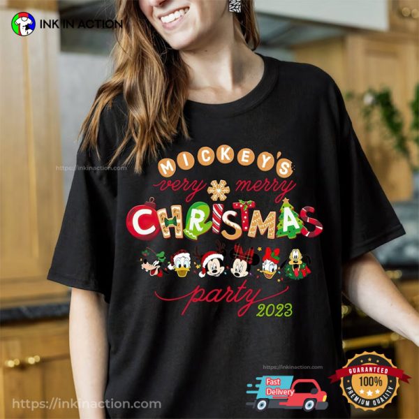 Mickey’s Very Merry Christmas Party 2023, Mickey Xmas Party Unisex T-shirt