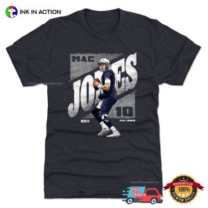 Mac Jones 10 NFL Football Star Animated Shirt 3