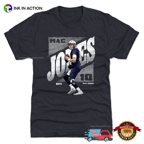 Mac Jones 10 NFL Football Star Animated Shirt