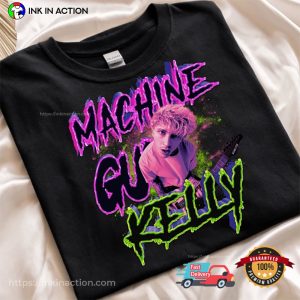 Machine Gunn Kelly Rock Electric Guitar T Shirt 2