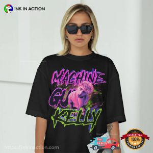 Machine Gunn Kelly Rock Electric Guitar T Shirt 3