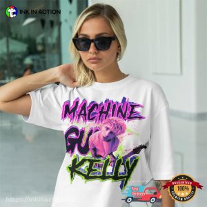 Machine Gunn Kelly Rock Electric Guitar T Shirt 4