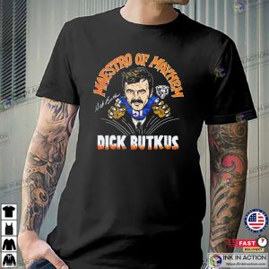 Maestro Of Mayhem Bears Dick Butkus Animated T-shirt