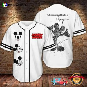 Magic Mickey Mouse Disney Baseball Jersey