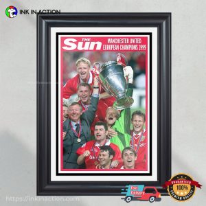Manchester United European Champions 1999 Poster 2