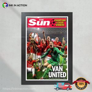 Manchester United FC MAN UNITED Champions Poster