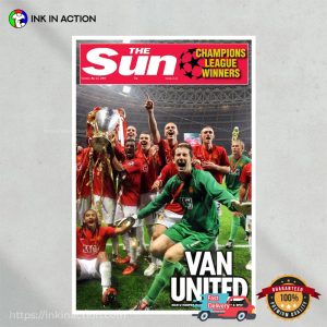 Manchester United FC MAN UNITED Champions Poster