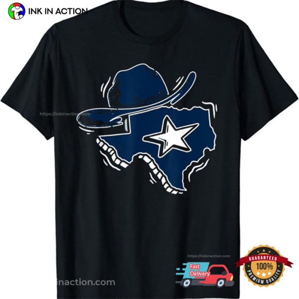 Map Dallas Cowboys Football Shirt