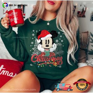Merry Christmas Mickey Mouse Comfort Colors Shirt