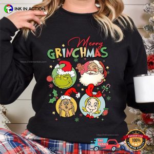 Merry grinchmas Day Comfort Colors Tee 1