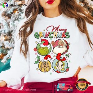 Merry grinchmas Day Comfort Colors Tee 3