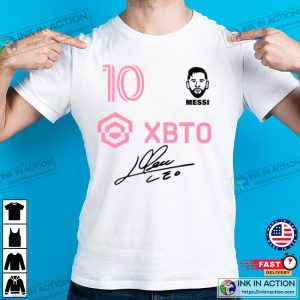 Messi Inter Miami Fc Signature T-shirt