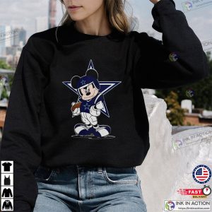 Mickey Mouse Player Vintage Dallas Cowboys Shirt
