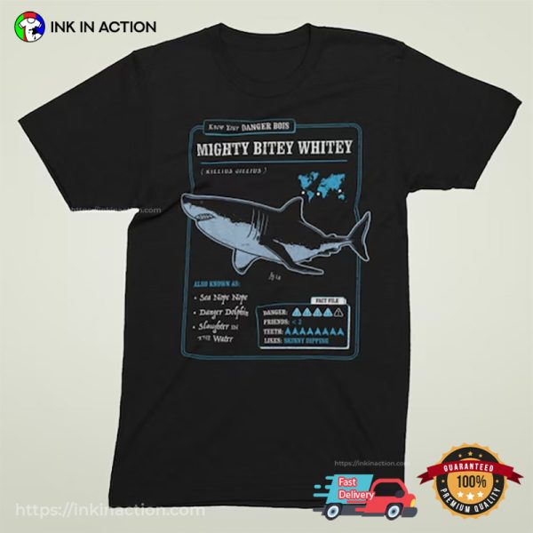 Mighty Bitey Whitey Danger Bois T-shirt