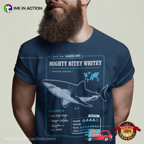 Mighty Bitey Whitey Danger Bois T-shirt