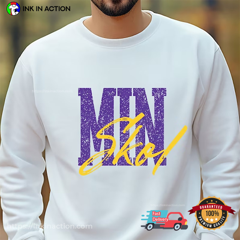 Skol Retro Typography Minnesota Vikings shirt - Trend T Shirt Store Online