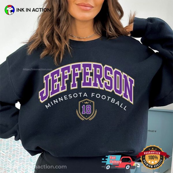 Minnesota 18 Justin Jefferson Shirt