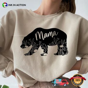 Mother's Day Gift Mama Bear T Shirt 3