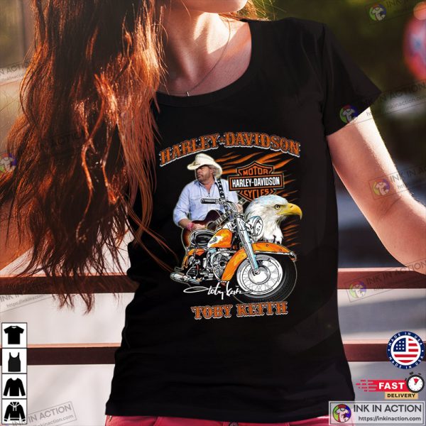 Motor Harley Davidson Cycles Toby Keith Shirt