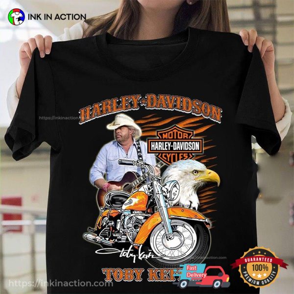 Motor Harley Davidson Cycles Toby Keith Shirt