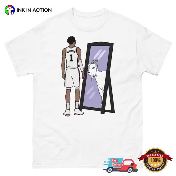 NBA Victor Wembanyama GOAT San Antonio Spurs Funny T-shirt