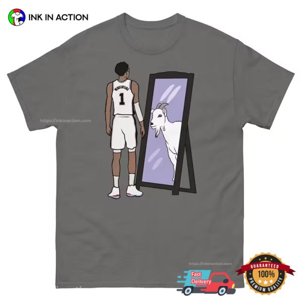 NBA Victor Wembanyama GOAT San Antonio Spurs Funny T-shirt