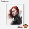 Natasha Romanoff Marvel Watercolor Art Poster