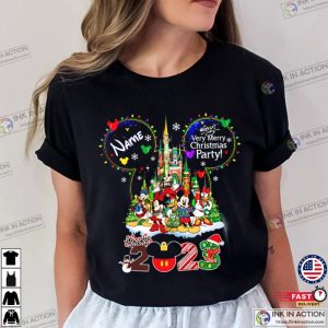 Personalized mickey xmas party, mickey mouse christmas party 2023 Shirt