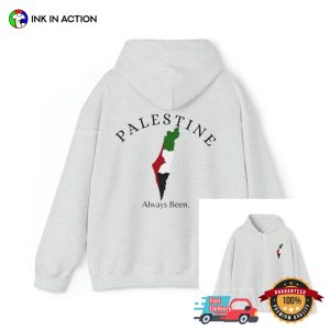 Palestine Always Been, palestine map 2 Sided Shirt 1
