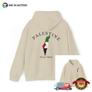 Palestine Always Been, Palestine Map 2 Sided Shirt