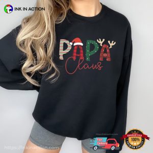 Papa Claus Christmas, santa dad Shirt 3