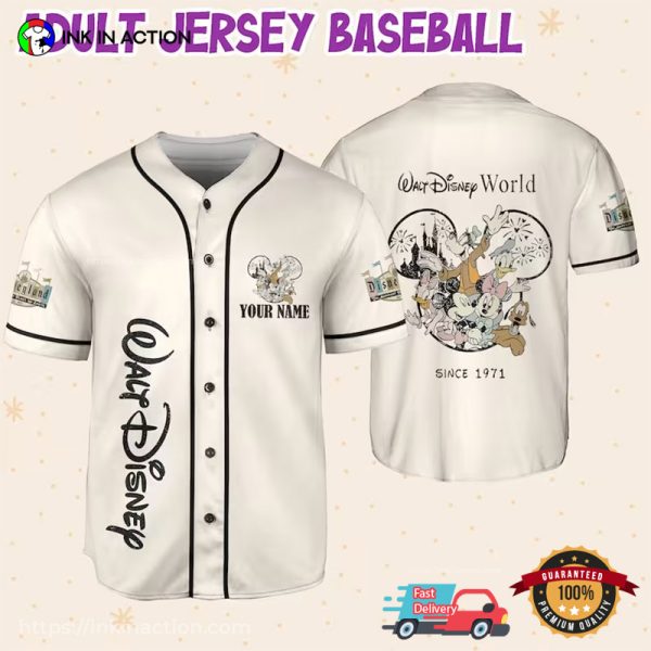 Personalized Walt Disney World Since 1971 Baseball Jersey
